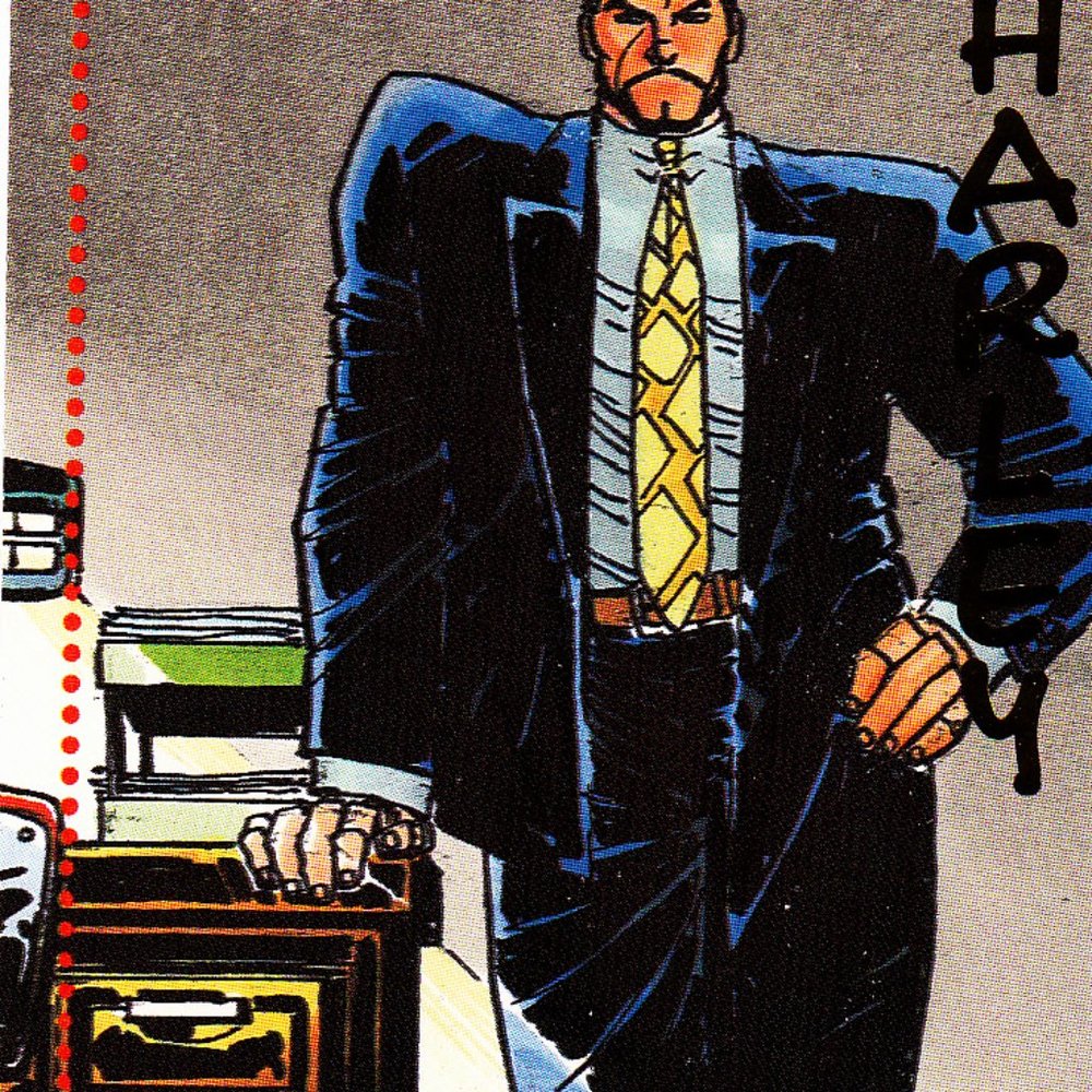 Harley #EF-7 - Port Folio's Secret 1994 Comic Trading Card